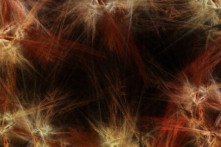 Abstract background neon lines on a dark background. Fractal pattern for creativity and design.の写真素材