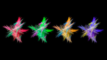Abstract beautiful fantastic space background with multicolored stars. Used for design and creativity, for screensavers.の写真素材