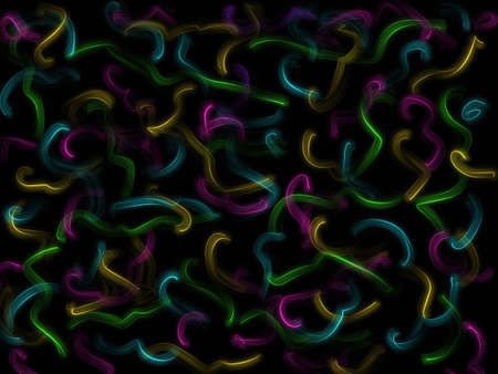 Abstract neon multicolored background on black. Abstract colorful texture for web-design, website, presentations, digital printing, fashion or concept design.の写真素材