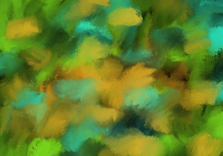 Abstract paint strokes on a black background. Abstract colorful texture for web design, websites, presentations, digital print, trendy or concept design.の写真素材