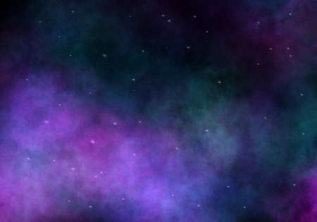 Starry sky background with clouds. Use in projects of imagination, creativity and design.の写真素材