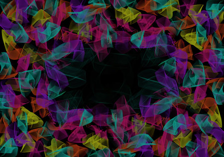 Abstract background with colorful flying. Abstract colorful texture for web design, websites, presentations, digital print, trendy or concept design.の写真素材