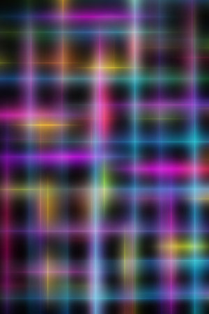 Beautiful abstract colorful background with neon lines. Fantastic glowの写真素材