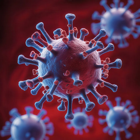 Particle of the virion of human influenza metapneumovirus (HMPV) respiratory tract infection. Study...