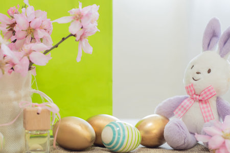 Background for an Easter greeting card