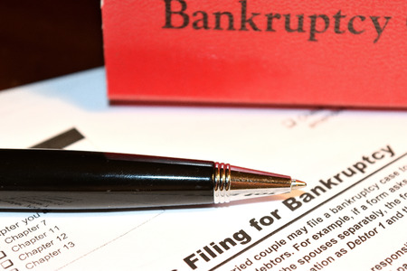 bankruptcyの写真素材