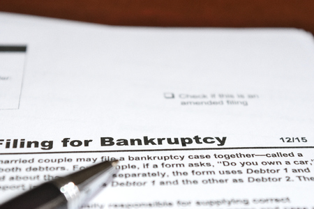 bankruptcyの写真素材