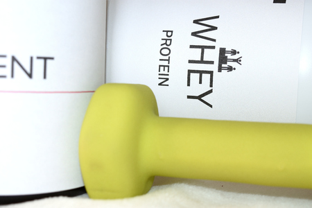 whey proteinの写真素材