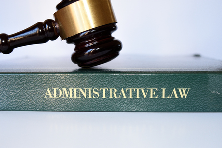 gavel of administrative lawの写真素材
