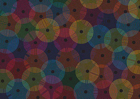 abstract background with circlesのイラスト素材