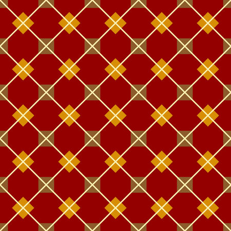 Red seamless geometrical patternのイラスト素材