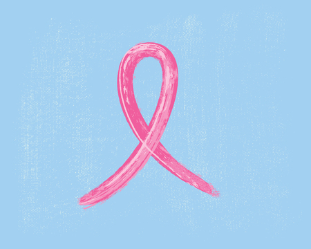 Breast Cancer Awareness Ribbon Background. Can be used for design poster, banner, web-site, blog. のイラスト素材