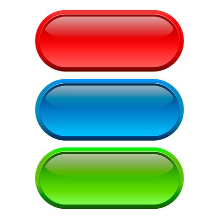 colored buttons red blue greenの写真素材