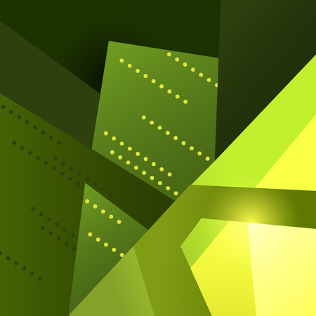 abstract green yellow nature flora sunのイラスト素材