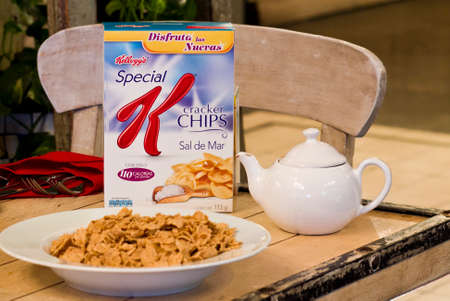 Kelloggs cereal, an American multinational food manufacturing company.のeditorial素材