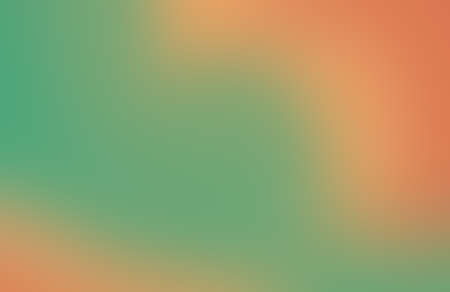 Gradient orange background. Multicolor blurred Backdrop. Green, orange and yellow. Art gradient mesh. Out-of-focus effect. Landscape Layout.の写真素材