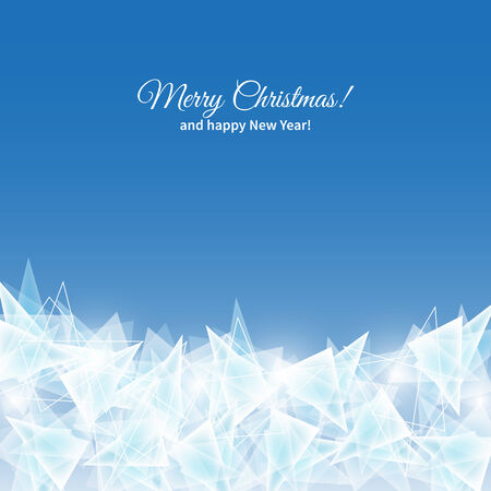 abstract frozen ice texture on winter windowのイラスト素材