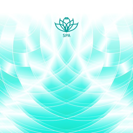 abstract geometric background pattern with blue squaresのイラスト素材