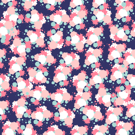 Camouflage fabric from stains and paint stains.Seamless patternのイラスト素材