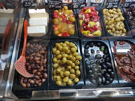 olives weight showcaseの写真素材