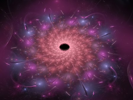 fractal abstract background flowerの写真素材