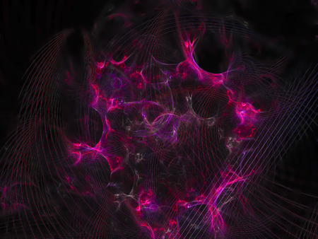 abstract fractal, digital design backgroundの写真素材