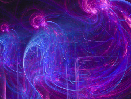 abstract digital fractalの写真素材