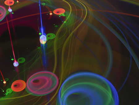abstract digital fractal