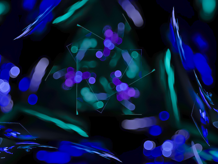 abstract fractal digital background