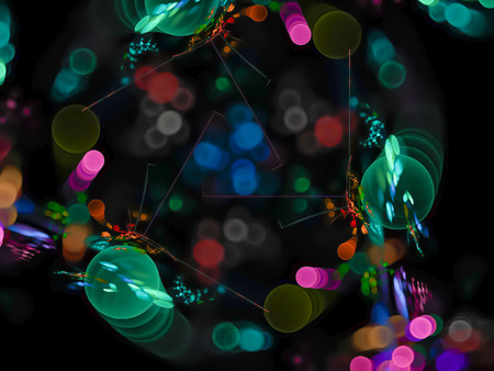 abstract fractal digital background