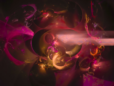 abstract fractal colorの写真素材