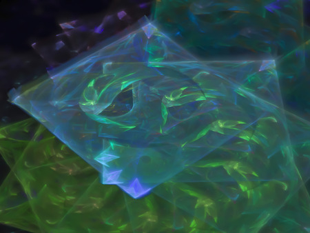 abstract digital fractal