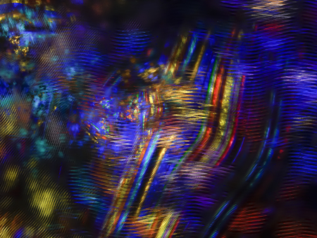 abstract digital fractal, creative color design