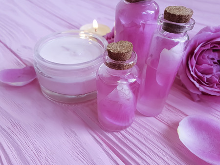 rose cream extractの写真素材