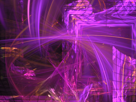 abstract digital fractal beautiful design futureの写真素材