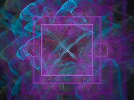 fractal digital abstract beautiful designの写真素材