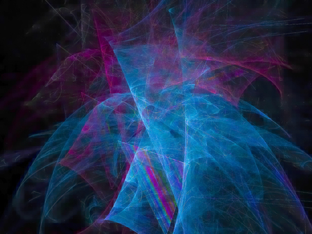abstract digital fractalの写真素材