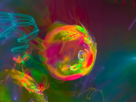 abstract fractal digital