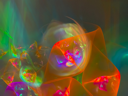 abstract fractal digital