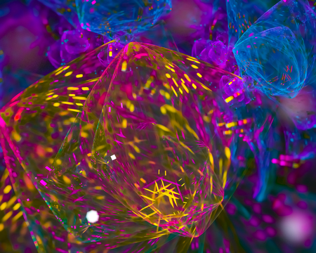 fractal digital abstractの写真素材