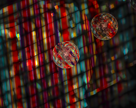abstract fractal digitalの写真素材