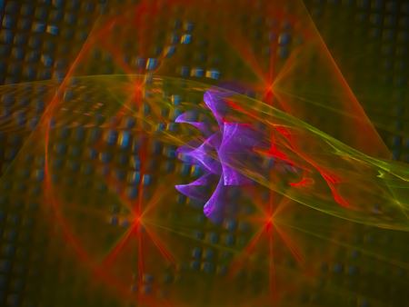 abstract fractal digital designの写真素材