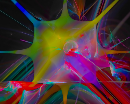 abstract digital fractal