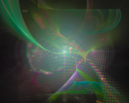 abstract digital fractal