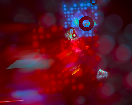 abstract digital fractalの写真素材