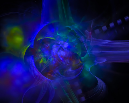 abstract digital fractal