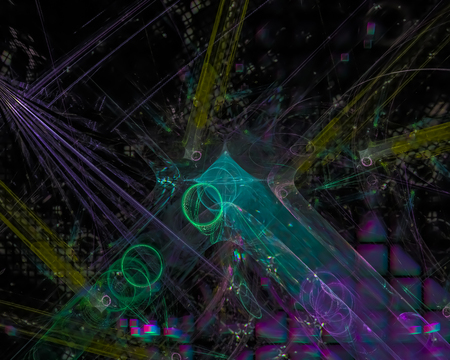 abstract digital fractal