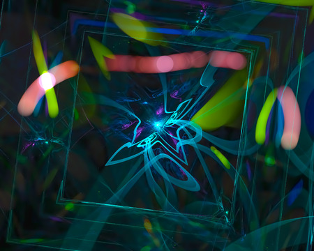 abstract digital fractal fantasy