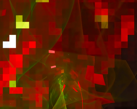 abstract digital fractal