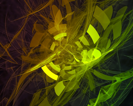 abstract digital fractalの写真素材